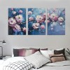 Pink Flowers Canvas Wall Art Plum Blossom Pictures for Living Room Home Office Bedroom Decor Modern Floral Print Gallery Wrapped Artwork Flower Tree Framed Posters Paintings