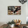 Flag Canvas Wall Art Hanging Picture Home Decor Eagle Wall Decor Artwork Bedroom Living Room Decoration